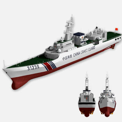 China Coast Guard Vessel 31239 Law Enforcement Vessel