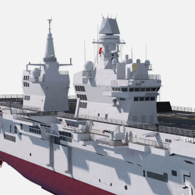 China Type 076 Amphibious Assault Ship CNS Sichuan by qyqlq3q