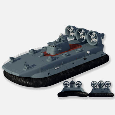 Chinese Bison Hovercraft Ship