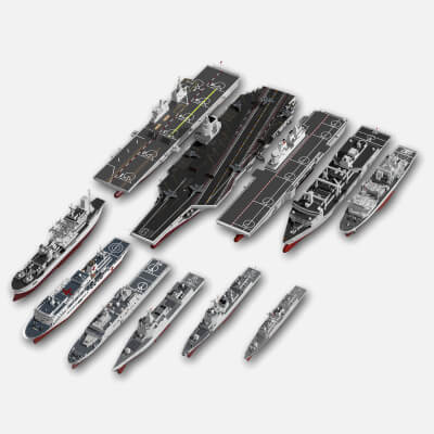 Chinese Navy 003 Aircraft Carrier Fujian New Formation CV18 by qyqlq3q