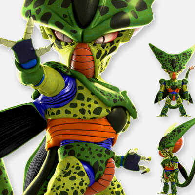 Dragon Ball Sharu Seru Silu Siru Seru Q Version Cartoon Cell