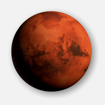 Mars 8K with Close-Up Shots of the Sun Science Fiction