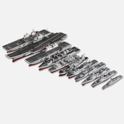 Chinese Navys Shandong Aircraft Carrier Group 17 CV17