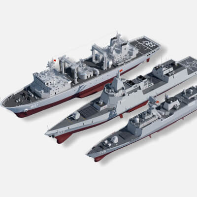 Type 055 Zunyi 054A Hengyang 903 Replenishment Ship