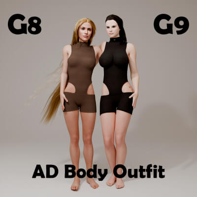 AD Body Outfit for Genesis 8 Female / Genesis 9