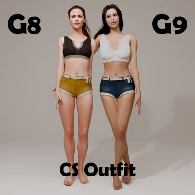CS Outfit for Genesis 8 Female / Genesis 9