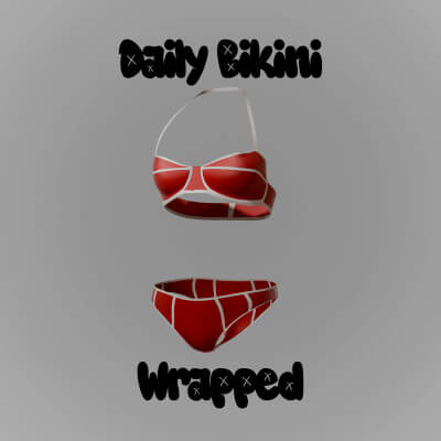 Daily Bikini Bustier for Genesis 9 by R3DCloth