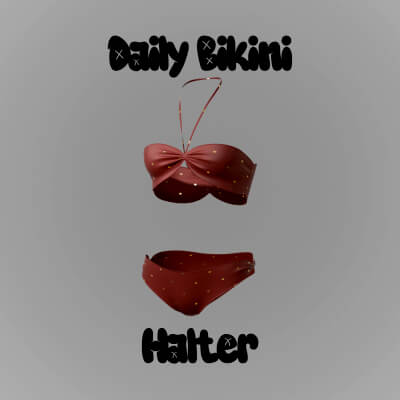 Daily Bikini Halter for Genesis 9