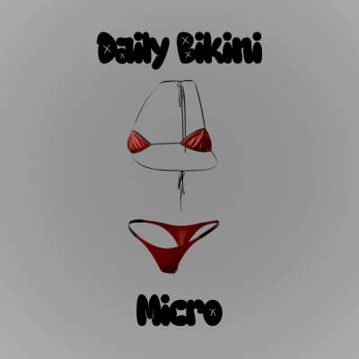 Daily Bikini Micro for Genesis 9 by R3DCloth
