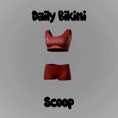 Daily Bikini Scoop for Genesis 9 by R3DCloth