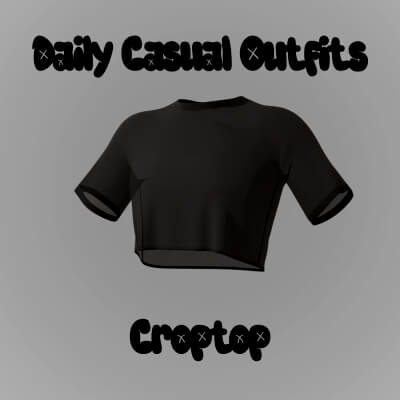 Daily Casual Croptop for Genesis 9