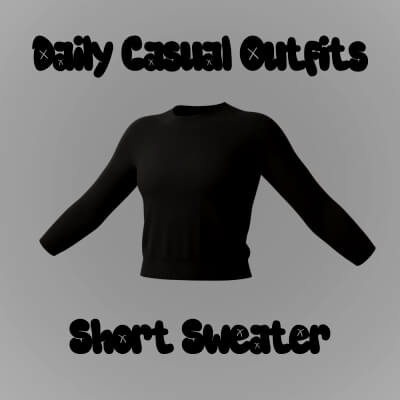 Daily Casual Short Sweater for Genesis 9