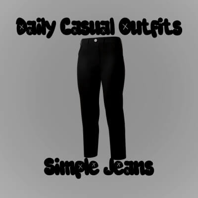 Daily Casual Simple Jeans for Genesis 9