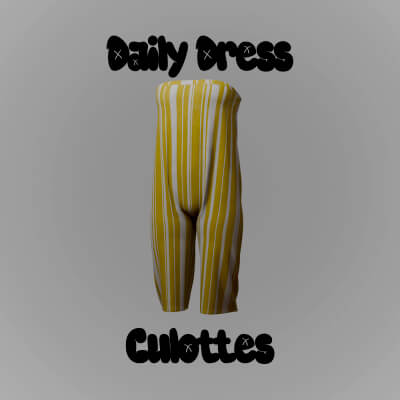 Daily Dress Culottes for Genesis 9