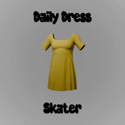 Daily Dress Skater for Genesis 9