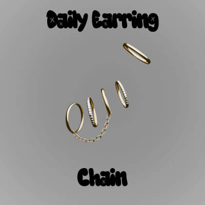 Daily Earrings Chain for Genesis 9