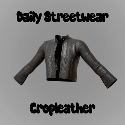 Daily Streetwear Crop Leather for Genesis 9