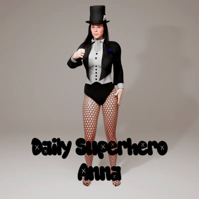 Daily Superhero Anna for Genesis 9 by R3DCloth