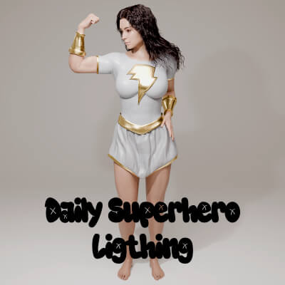 Daily Superhero Lighting for Genesis 9