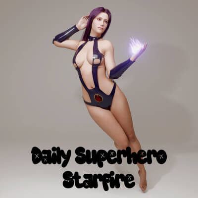Daily Superhero Starfire for Genesis 9
