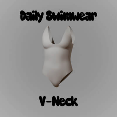 Daily Swimwear V-Neck for Genesis 9