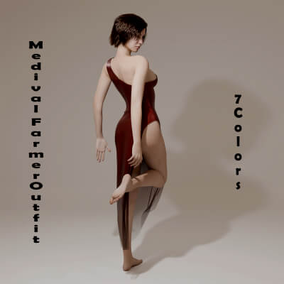 Evening Dress for Genesis 9