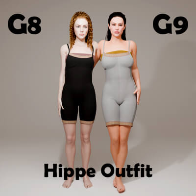 Hippe Outfit for Genesis 8 Female / Genesis 9