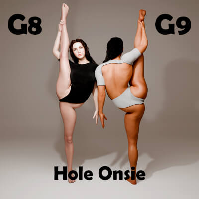 Hole Onsie for Genesis 8 Female / Genesis 9