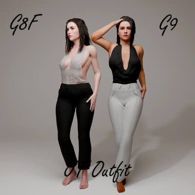 JT Outfit for Genesis 8 Female / Genesis 9