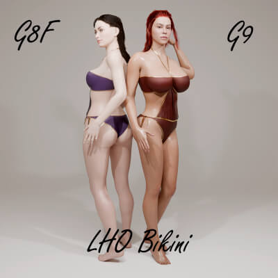 LHO Bikini for Genesis 8 Female / Genesis 9