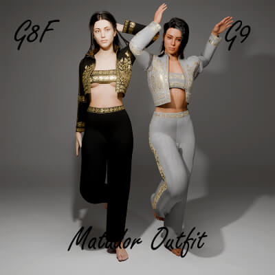 Matador Outfit for Genesis 8 Female/genesis 9
