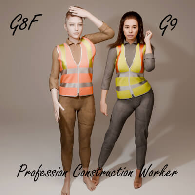 Profession Construction Worker for Gen 8 Female / Gen 9