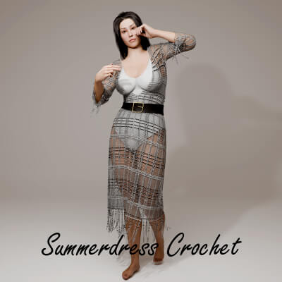 Summerdress Crochet for Genesis 9