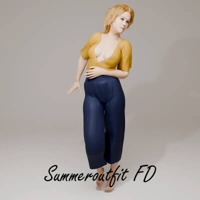 SummerOutfit FD for Genesis 9