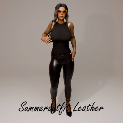 Summeroutfit Leather for Genesis 9