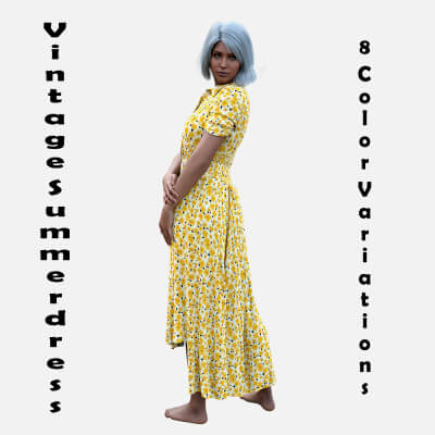 Vintage Summer Dress for Genesis 9