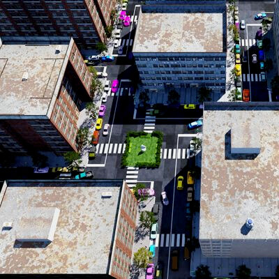 A Glimpse of the City