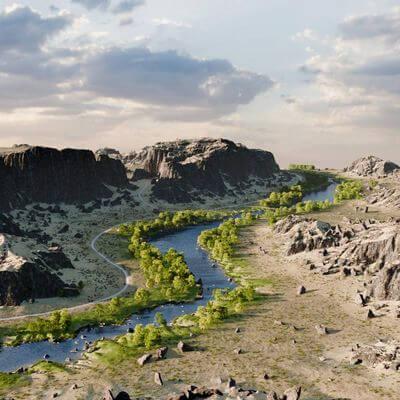 Desert Waters by raffyraffy