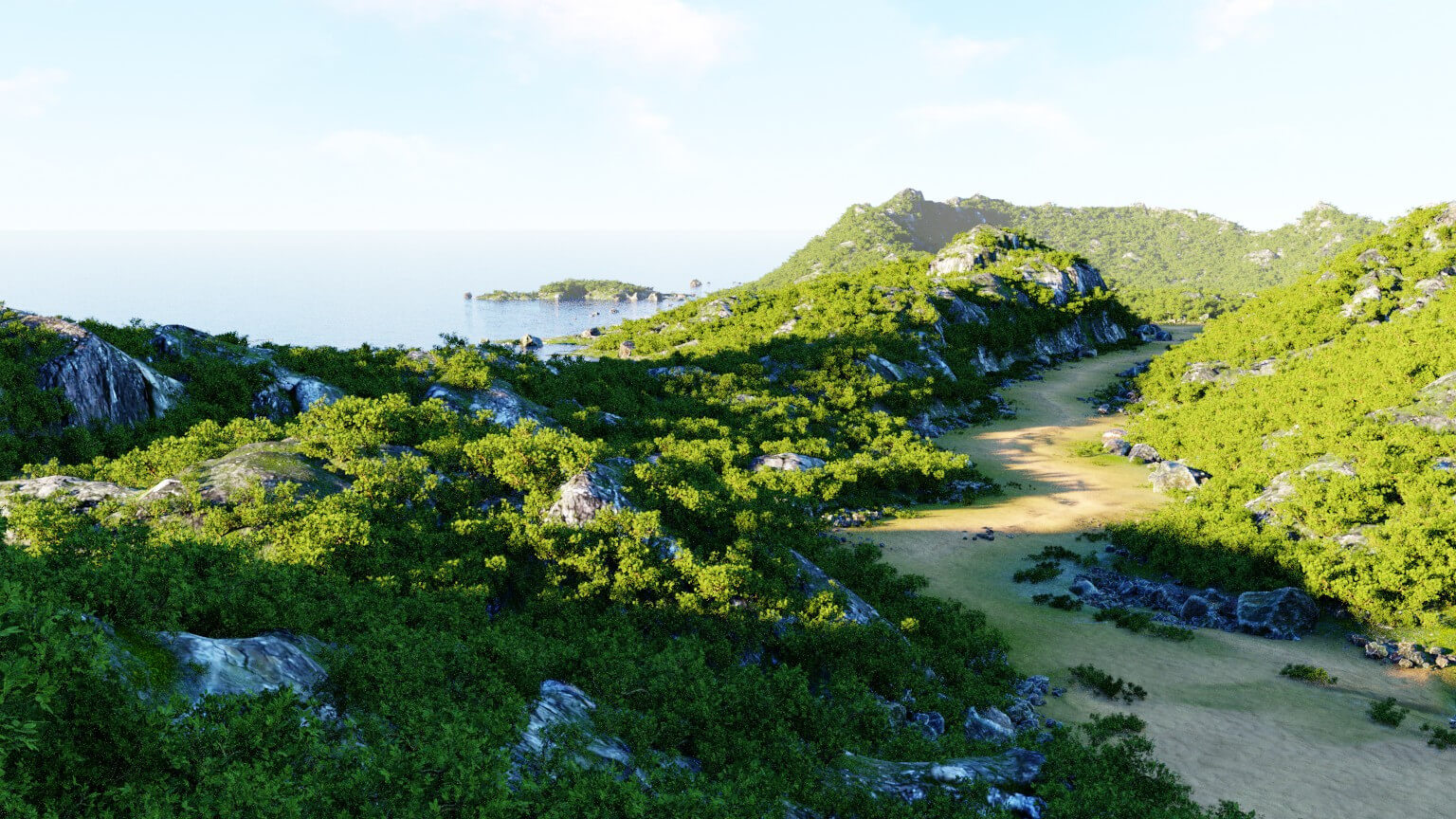 Habitable Island 3D Model by raffyraffy