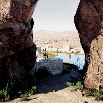 Inhabited Desert