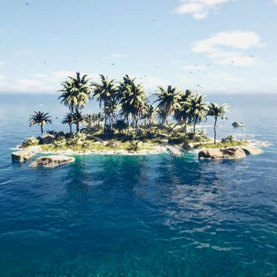 My Little Island in UDK