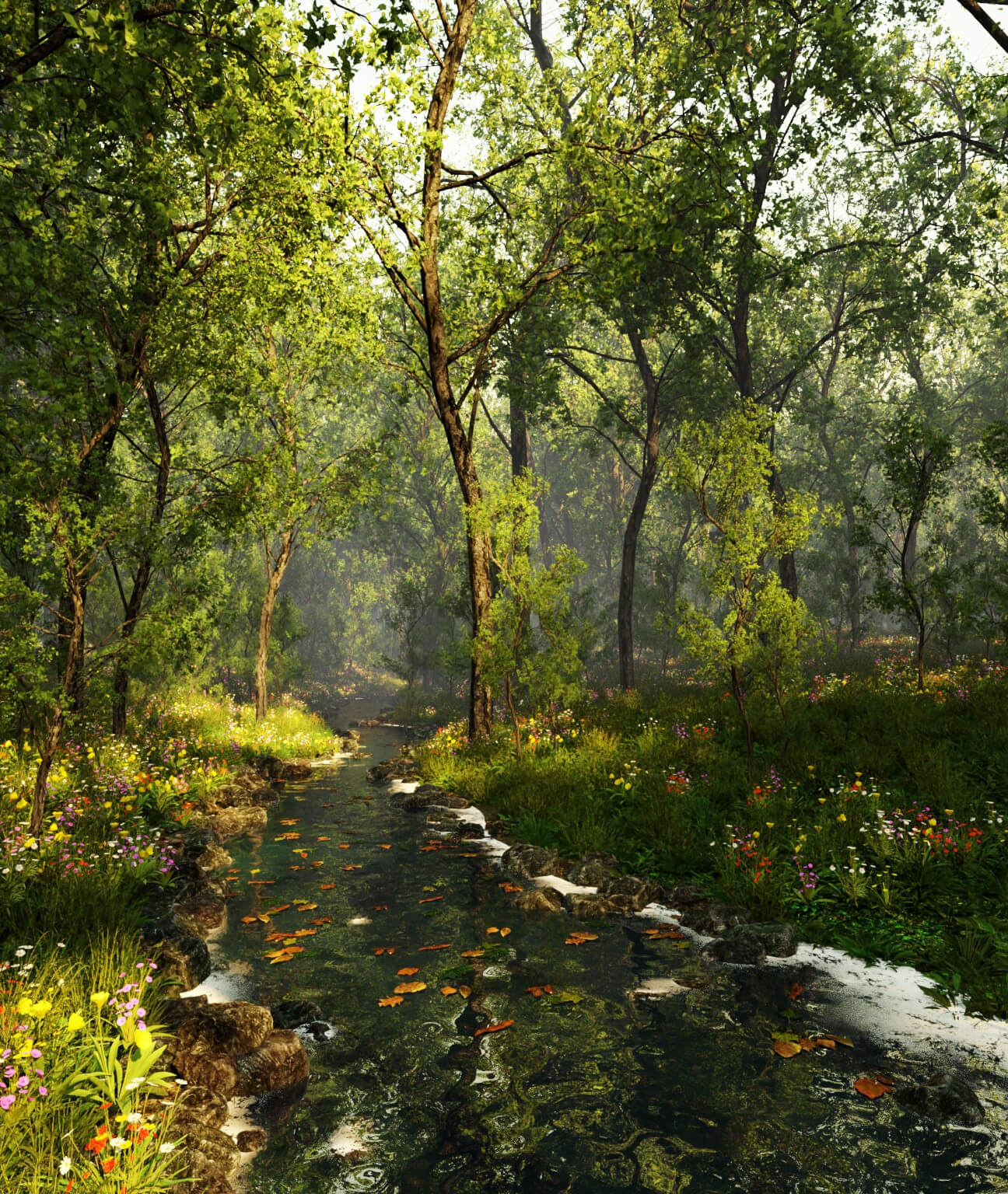 Mystic Brook 3D Model by raffyraffy
