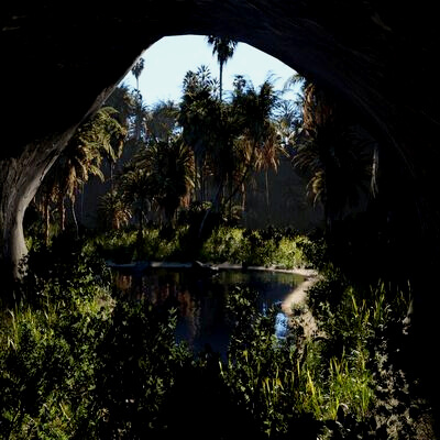The Secret Oasis by raffyraffy