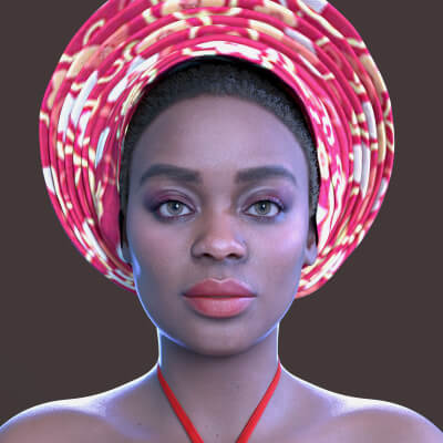 RS Amara - African Genesis 9 Young Realistic Female