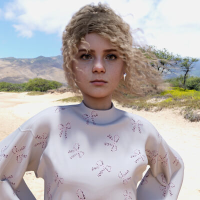 RS Eva - Western Genesis 9 Realistic Teen Girl by Rajibmkt