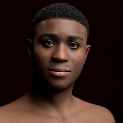 RS Kobe - African Genesis 9 Realistic Young Male