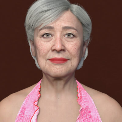 RS Rei - Old Age Japanese Genesis 9 Grandma Realistic Female