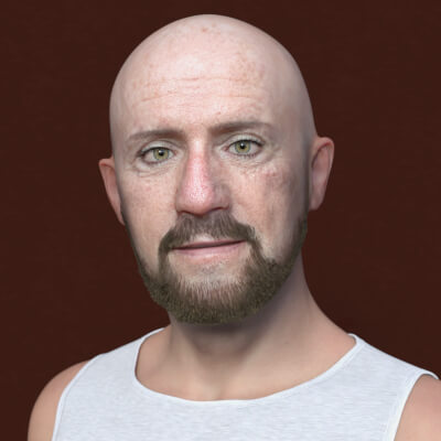 RS Walter - Old Age Genesis 9 Grandpa Realistic Male by Rajibmkt