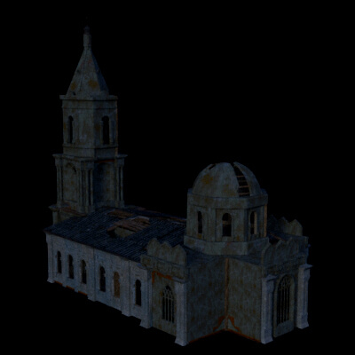 Abandoned Church for Daz Studio