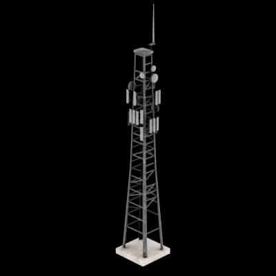 Antenna Tower 3D Model Free